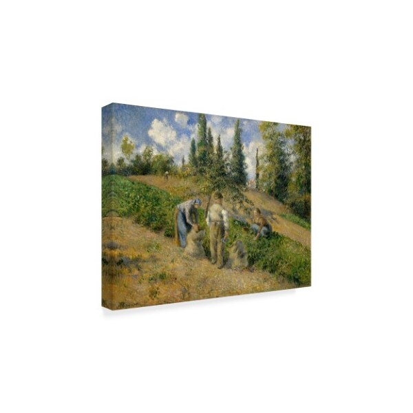 Camille Pissarro 'The Harvest Pontoise' Canvas Art,24x32